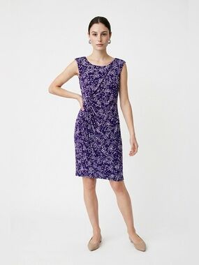 Connected apparel ruched pencil dress